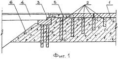 Способ изготовления сопряжения проезжей части моста с насыпью (патент 2256747)