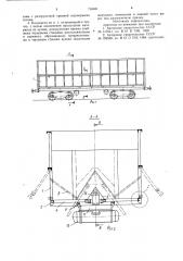 Саморазгружающийся полувагон (патент 734041)