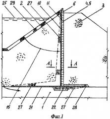 Грунтовая неоднородная насыпная плотина (патент 2376416)