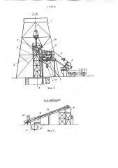 Устройство для разгрузки породы при проходке шахтных стволов (патент 1199926)
