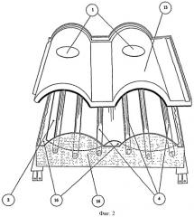 Черепица для крыши, выступающей в роли солнечной батареи, производящая с помощью солнечной энергии и фотогальванического способа горячую воду и электрическую энергию (патент 2457579)