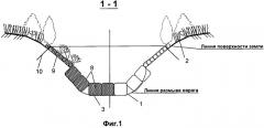 Противоэрозионное сооружение биопозитивной конструкции (патент 2451129)