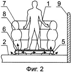 Платформа на воздушной подушке (патент 2340486)