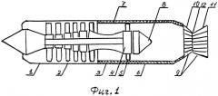 Турбореактивный двигатель самолета, выполненный с возможностью защиты от ракеты, оснащенной головкой самонаведения, и способ его защиты (варианты) (патент 2491439)