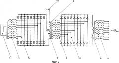 Аксиальная двухвходовая бесконтактная электрическая машина-генератор (патент 2450411)
