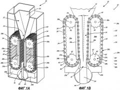 Линейное протяжное экструдерное устройство для сухого угля (патент 2550866)