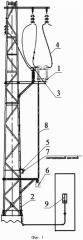 Устройство определения короткого замыкания и защитного отключения воздушных линий электропередачи (патент 2616073)