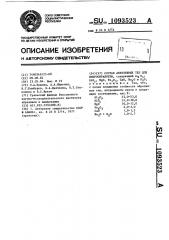 Состав абразивных тел для виброобработки (патент 1093523)
