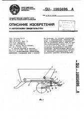 Разбрасыватель минеральных удобрений (патент 1005696)