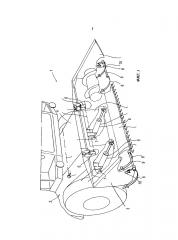 Самоходная уборочная машина с жаткой и способ управления жаткой (патент 2630230)