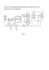 Способ и устройство формирования переменного магнитного поля для электромагнитного зондирования (патент 2601282)