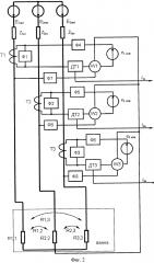 Способ определения электрических параметров, характеризующих состояние подэлектродных пространств ванны трехфазной трехэлектродной руднотермической печи с расположением электродов в линию (патент 2595782)
