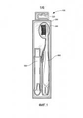 Комплект для ухода за полостью рта и упаковка для него (патент 2606582)