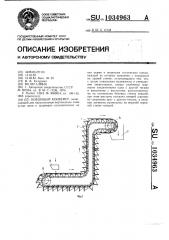 Ковшовый конвейер (патент 1034963)