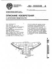 Летка для выпуска чугуна из доменной печи (патент 1033548)