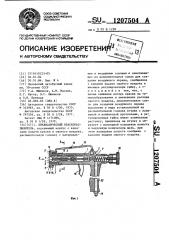 Пневматический краскораспылитель (патент 1207504)