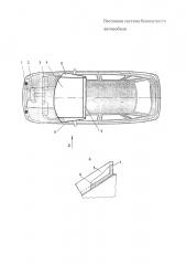 Пассивная система безопасности автомобиля (патент 2619166)