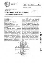 Питатель для сыпучих материалов (патент 1611821)