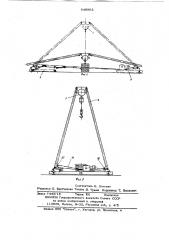 Козловой кран (патент 640962)