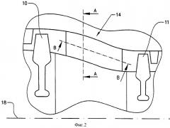 Компрессорное устройство газовой турбины и корпусной элемент компрессора (патент 2354852)