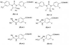 Циклические n, n'-диарилтиомочевины или n, n'-диарилмочевины - антагонисты андрогенных рецепторов, противораковое средство, способ получения и применения (патент 2434851)