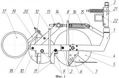 Посевная секция зернотуковой сеялки (патент 2384039)