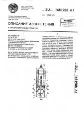 Устройство для обработки внутренней поверхности труб (патент 1681988)