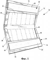 Упаковка, содержащая поддающуюся повторному закрытию застежку на клеевой основе, и способы ее формирования (патент 2561893)