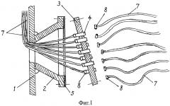Способ и устройство прокладки кабелей через герметичную переборку (патент 2588601)