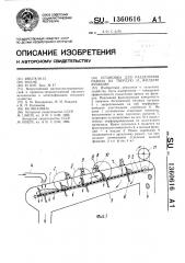 Установка для разделения навоза на твердую и жидкую фракции (патент 1360616)