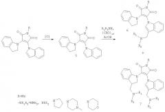 Лекарственное средство на основе производных 4-замещенных-3-(3-диалкиламинометил-индол-1-ил)малеимидов (патент 2388759)