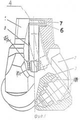 Буровое шарошечное долото (варианты) (патент 2555850)