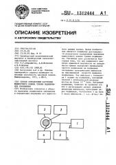 Способ определения нарушения жидкостного режима трения подшипников скольжения (патент 1312444)