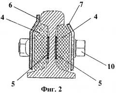 Рельсовое стыковое электроизолирующее соединение (патент 2501902)