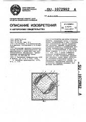 Устройство для литья турбинных лопаток (патент 1072982)