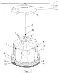Летательное спасательное устройство (патент 2555669)