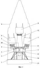 Космическая головная часть для одиночного и группового запусков спутников (патент 2293689)