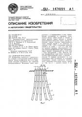 Свайный фундамент (патент 1474221)