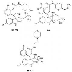 Новые диспиро-индолиноны, ингибиторы mdm2/p53 взаимодействия, способ получения и применения (патент 2629750)