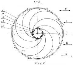 Ветровая электростанция с вертикальной двухступенчатой вихревой аэротурбиной с центробежными ограничителями скорости вращения аэротурбины (патент 2392489)