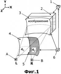 Автостереоскопический дисплей с квазинепрерывным спектром ракурсов (патент 2306678)