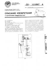 Устройство для нанесения лакокрасочных покрытий (патент 1210907)