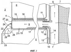 Холодильный аппарат с охлаждением циркулирующим воздухом (патент 2520125)