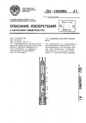 Скважинный штанговый вставной насос (патент 1382995)