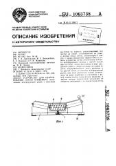 Устройство для центрирования ленты конвейера (патент 1063738)