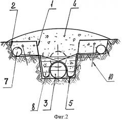 Способ прокладки трубопровода (варианты) и устройство для его осуществления (патент 2274793)