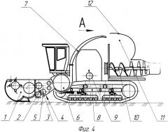 Комбайн гусеничный для заготовки грубых кормов (патент 2572204)