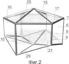Сборно-разборный каркас для моноструктурного сооружения (патент 2465412)