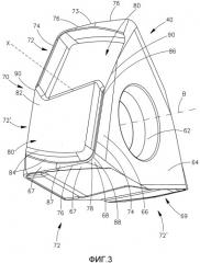 Режущая пластина и вращающийся режущий инструмент (патент 2519208)