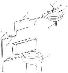 Санузел с системой охлаждения и способ его эксплуатации (патент 2646875)